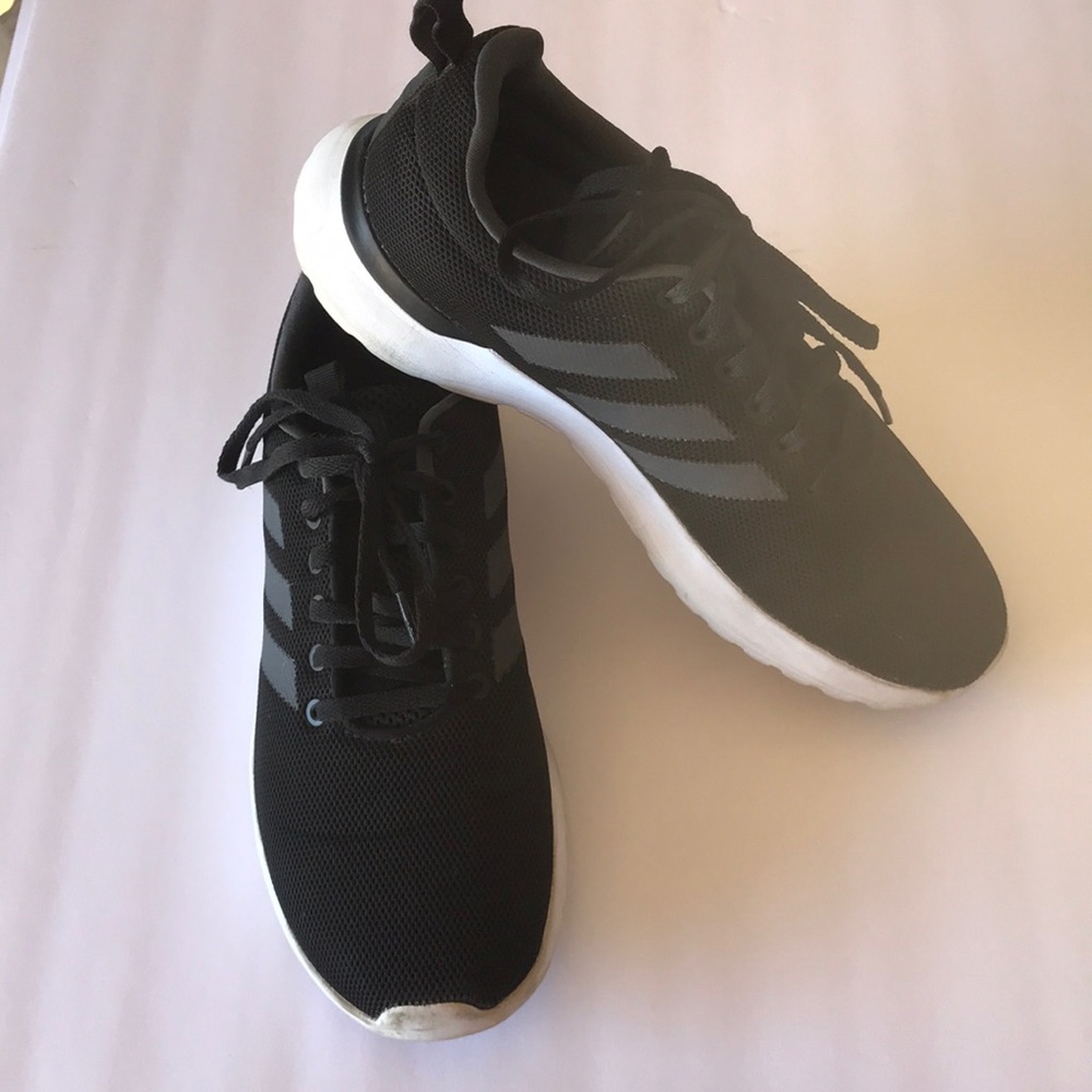 Adidas Black & White Sneakers 8.5